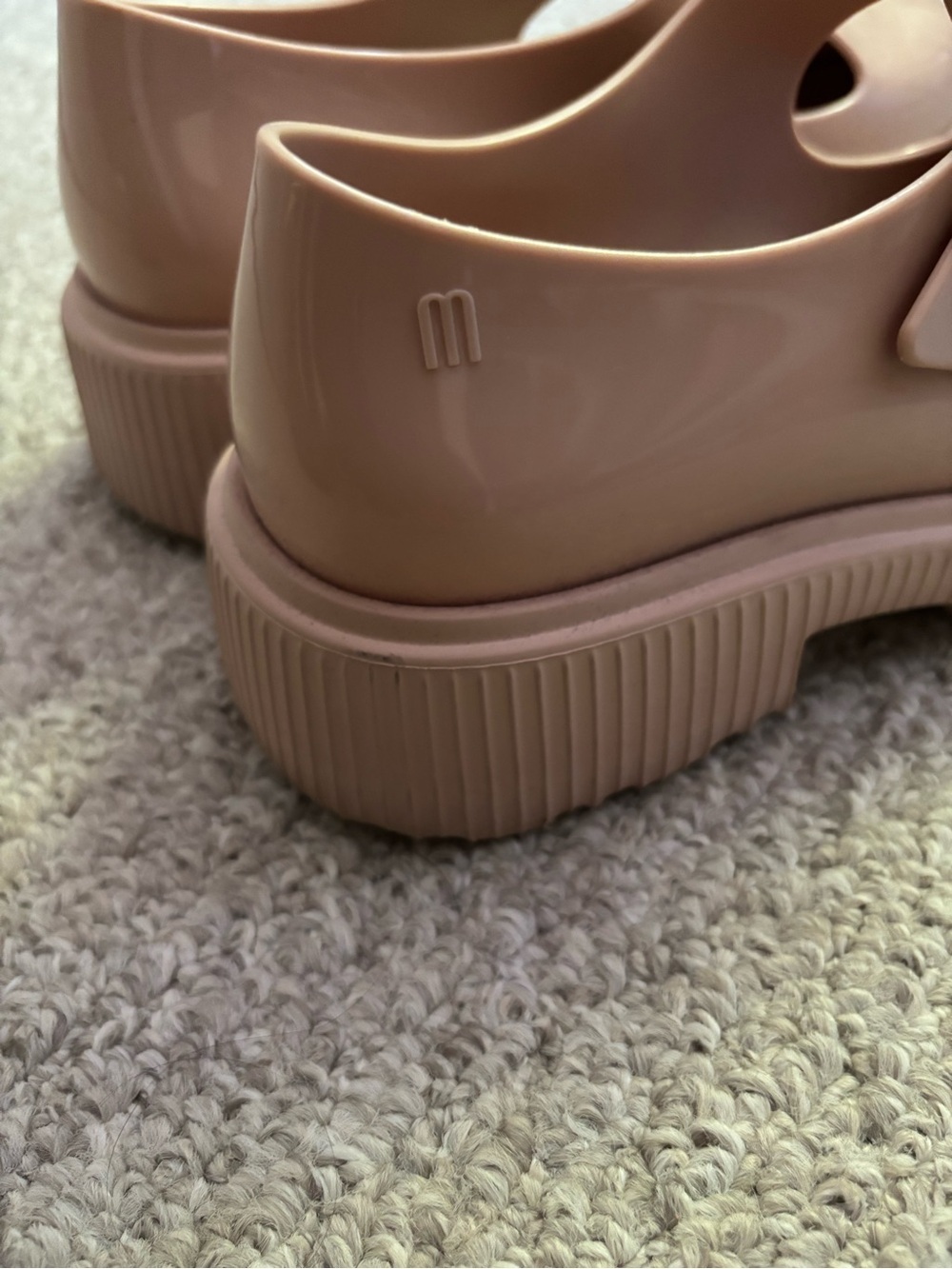 Melissa Jackie Mary Jane Jelly Shoes in Nude Pink - Picture 6 of 10